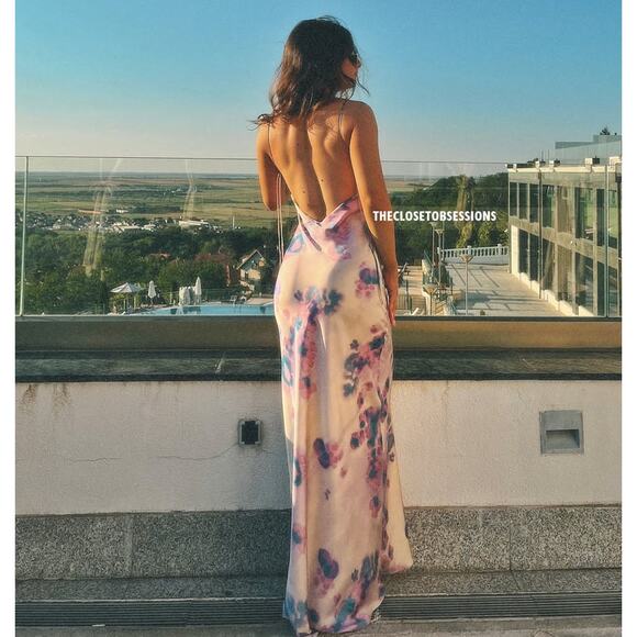 ZARA Blogger Fave!!! Flowy Maxi Slip Dress NWT – Ethereal Elegance 🌸 - Picture 12 of 16
